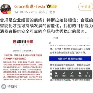 特斯拉陶琳：合规是企业经营的底线！