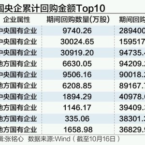 央企巨头再出手！领头掀起回购增持潮 提振市场信心