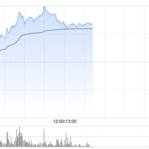 中旭未来盘中暴涨超55% 成交量创历史新高