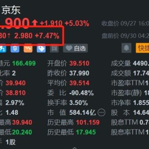 京东盘前续涨超7% 投入15亿元加码香港市场