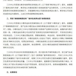 “三只羊”被暂停经营限期整改，罚没6894万余元