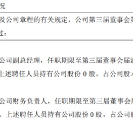 福投股份聘任陈巍为公司副总经理 2024年上半年公司亏损5317.1万