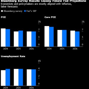 美联储看重的通胀指标料在2025年初达到2%的目标